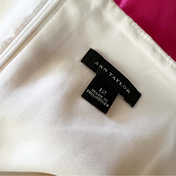 Ann Taylor Women’s Yellow and White Striped Dress - Picture 9 of 9